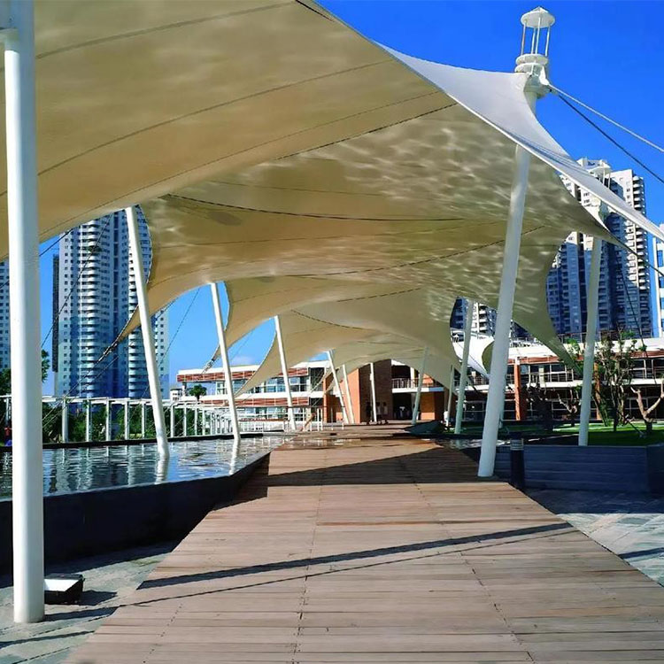 河口膜结构景观棚