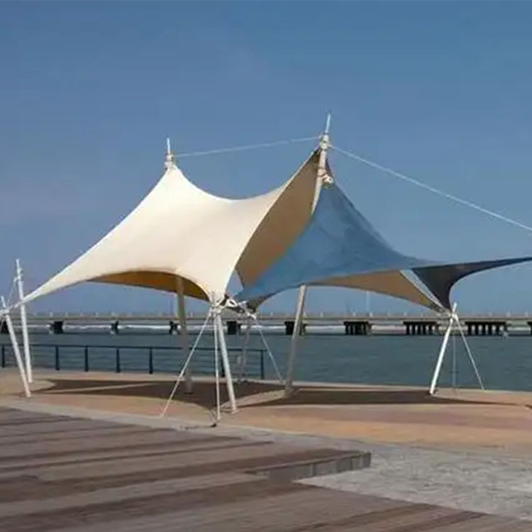 河口膜结构景观棚