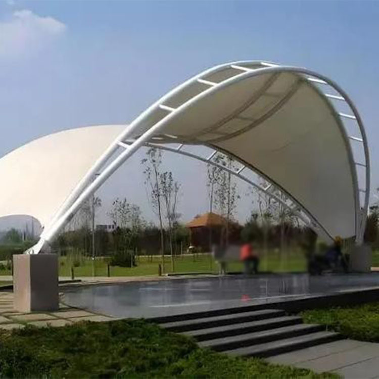 河口膜结构景观棚