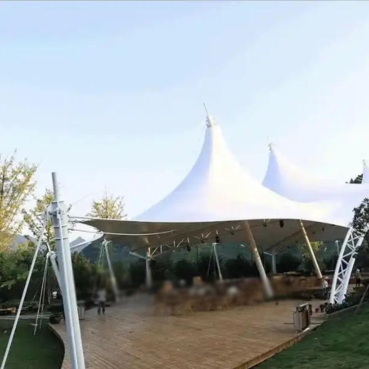 河口膜结构景观棚