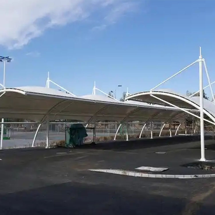 河口膜结构电动车棚