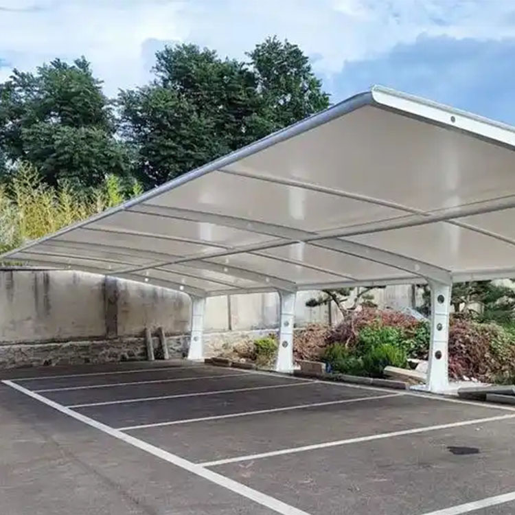 河口膜结构汽车棚