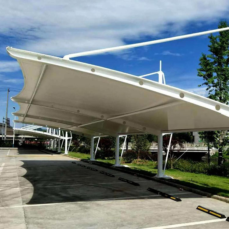 河口膜结构汽车棚