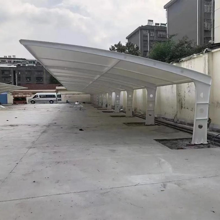 河口膜结构汽车棚