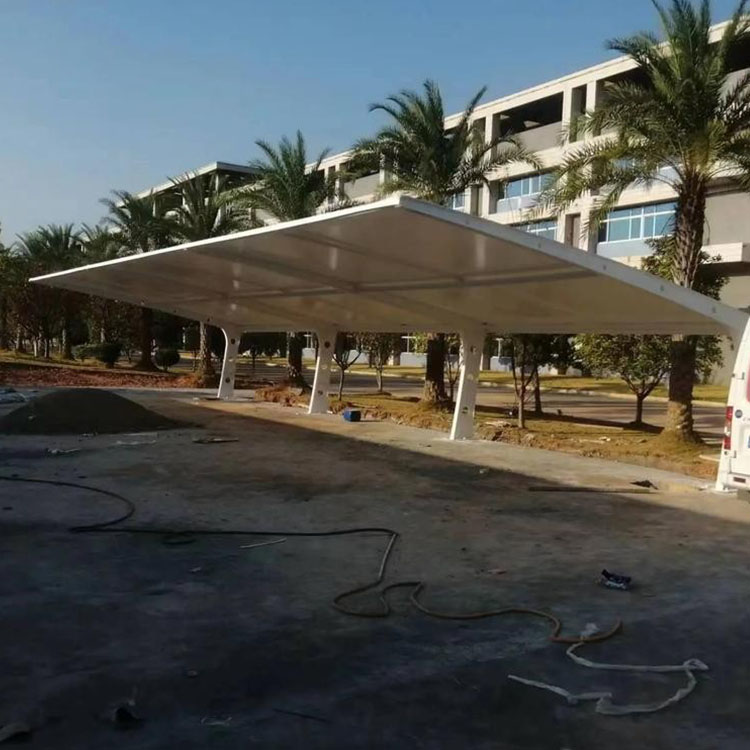 河口膜结构汽车棚